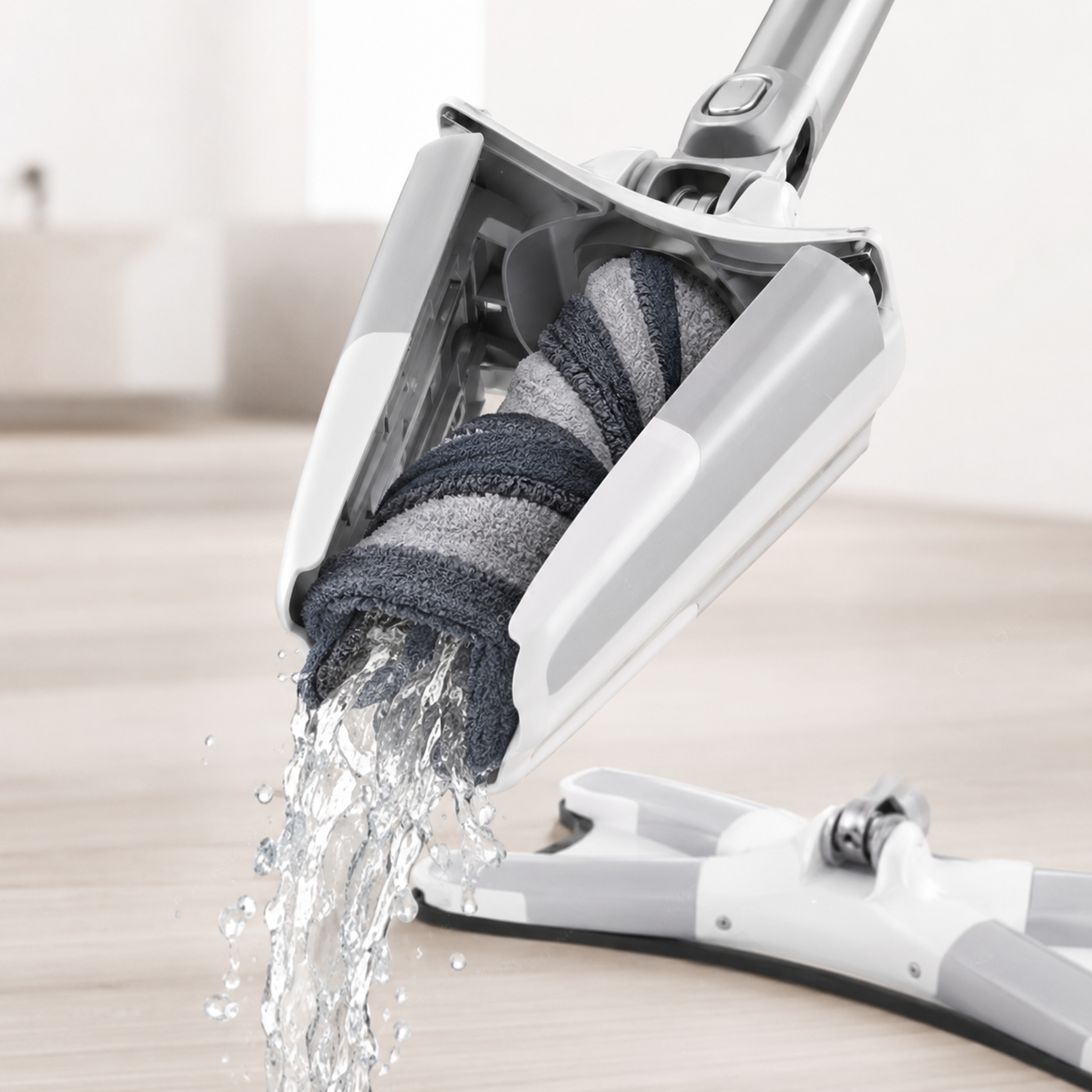 Trapeador en X con exprimidor automático